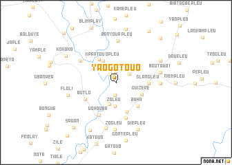 map of Yaogotouo