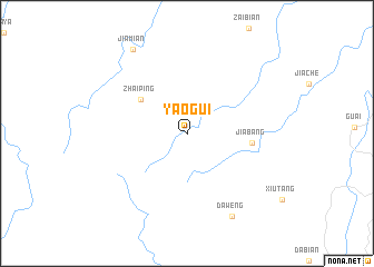 map of Yaogui