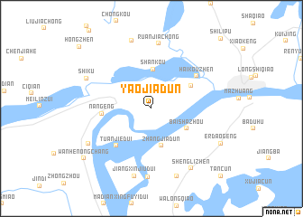 map of Yaojiadun