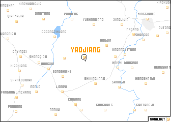map of Yaojiang