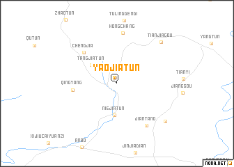 map of Yaojiatun