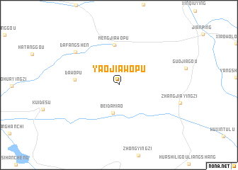 map of Yaojiawopu