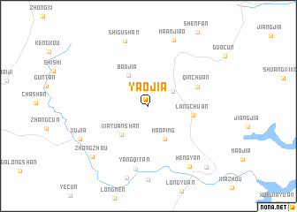 map of Yaojia