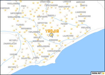 map of Yaojia