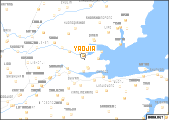 map of Yaojia