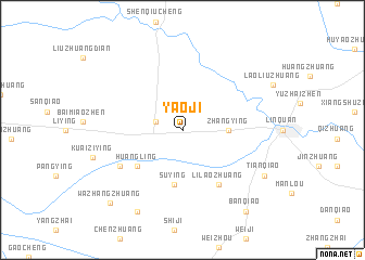 map of Yaoji