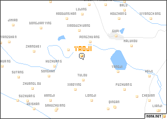 map of Yaoji