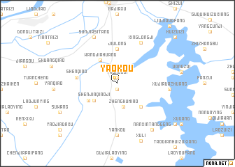 map of Yaokou