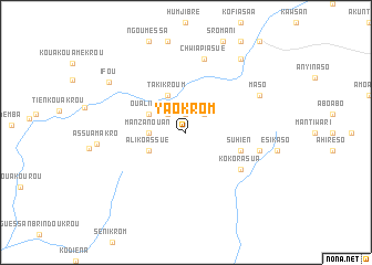 map of Yaokrom