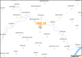 map of Yaolin