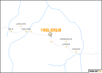 map of Yaolongia