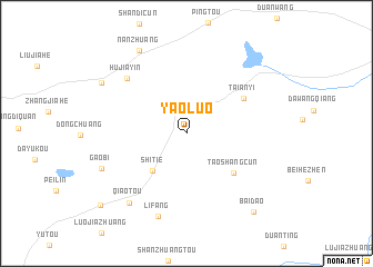map of Yaoluo
