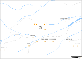 map of Yaondaie