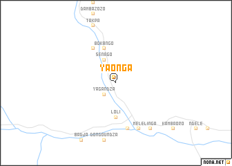 map of Yaonga