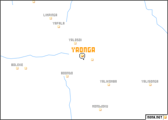 map of Yaonga