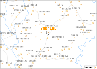 map of Yaopleu