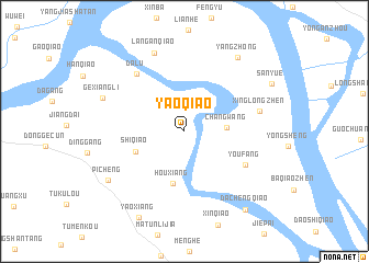 map of Yaoqiao