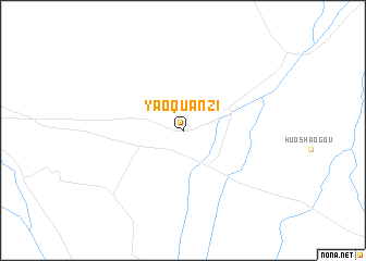 map of Yaoquanzi