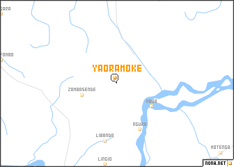 map of Yaora-Moke