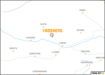 map of Yaosheng