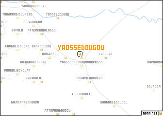 map of Yaossédougou