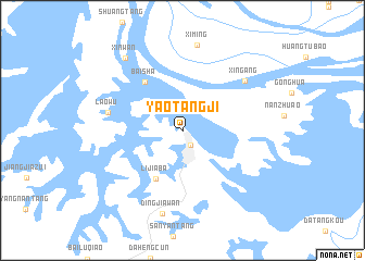 map of Yaotangji