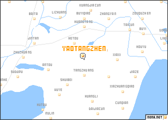 map of Yaotangzhen