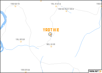 map of Yaotike