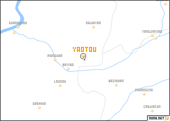 map of Yaotou