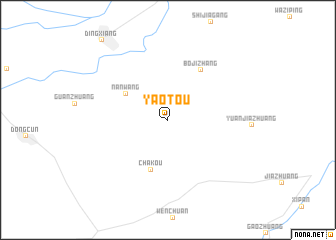 map of Yaotou