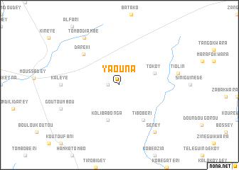 map of Yaouna