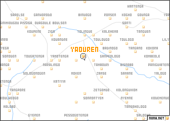 map of Yaouren