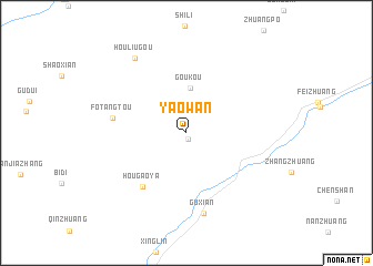 map of Yaowan