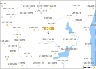 map of Yaoxie