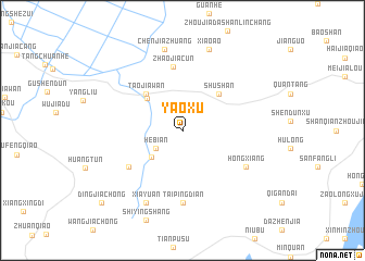 map of Yaoxu