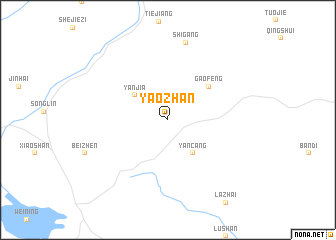 map of Yaozhan