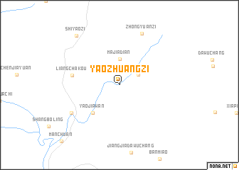 map of Yaozhuangzi