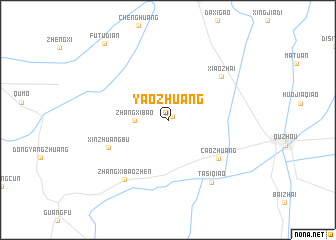 map of Yaozhuang