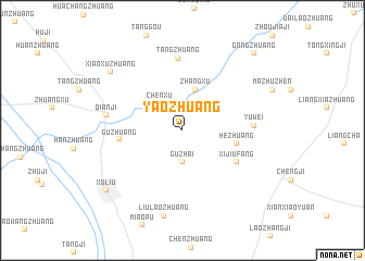 map of Yaozhuang