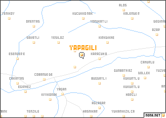 map of Yapağılı