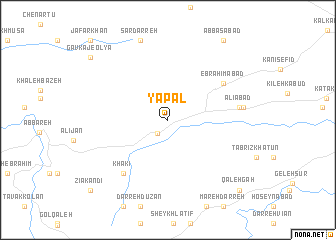 map of Yāpāl