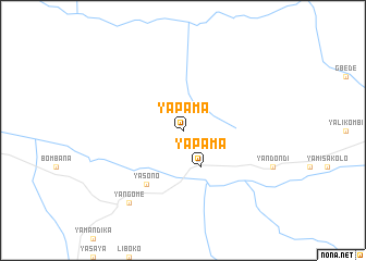 map of Yapama