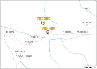 map of Yapama