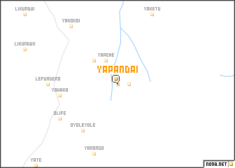 map of Yapanda I