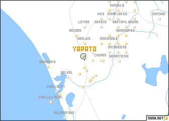 map of Yapato