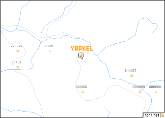 map of Yāpkel