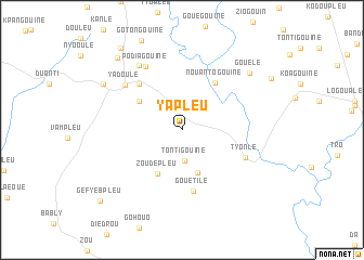 map of Yapleu