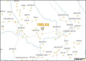 map of Yapleu