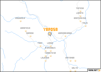 map of Yaposa