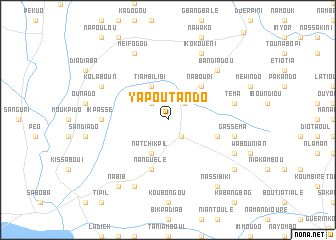 map of Yapoutando